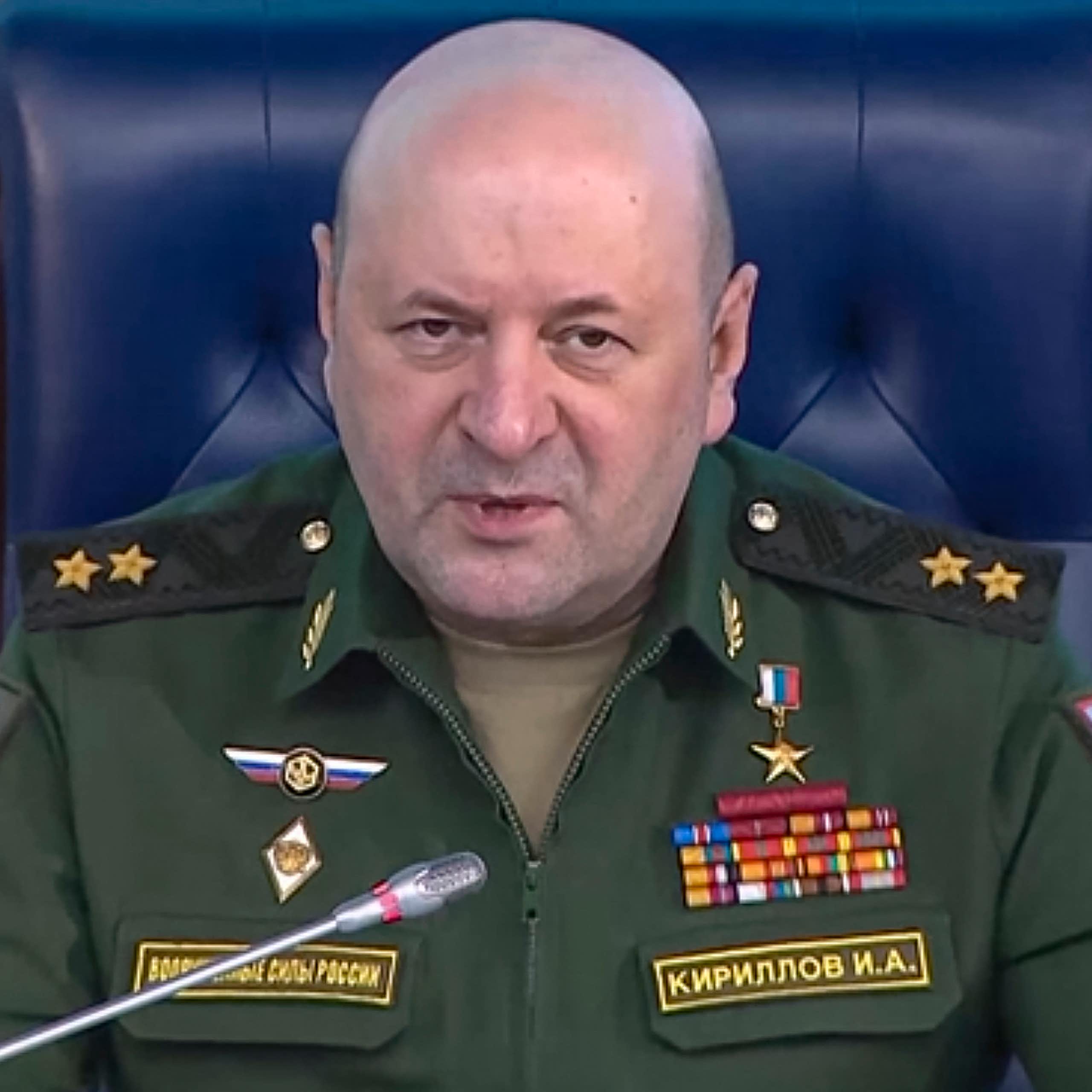 Igot Kirillov, head of the Russia's Radiation, Chemical and Biological Protection Forces.