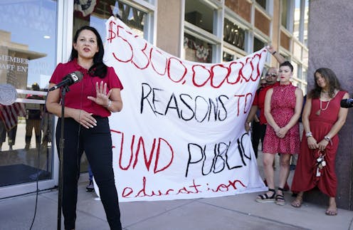 Funding public schools based on enrollment in the previous year may help keep their budgets more stable, research shows