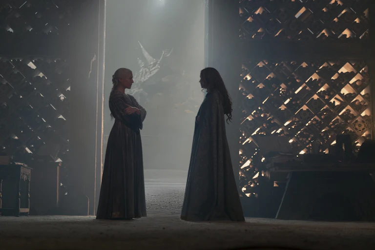 emma d'arcy and olivia cooke in house of the dragon