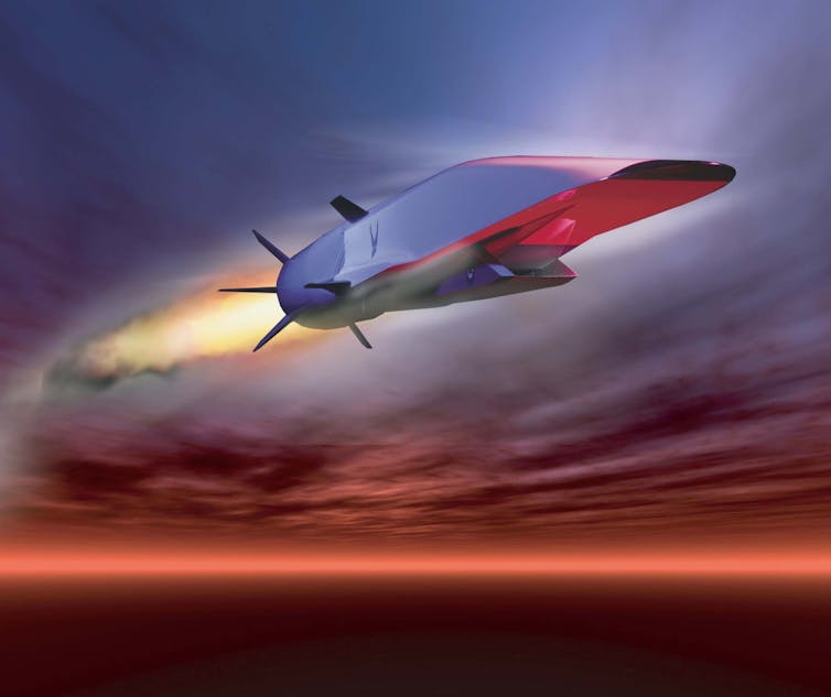 Hyersonic missile concept (Waverider).