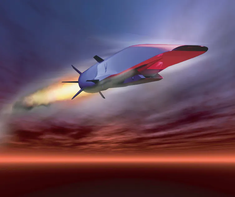 Hyersonic missile concept (Waverider).