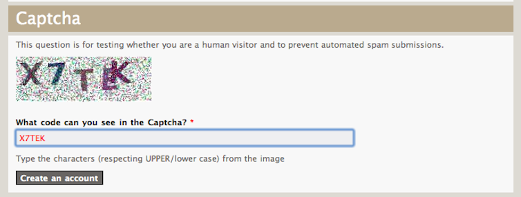 Captcha test