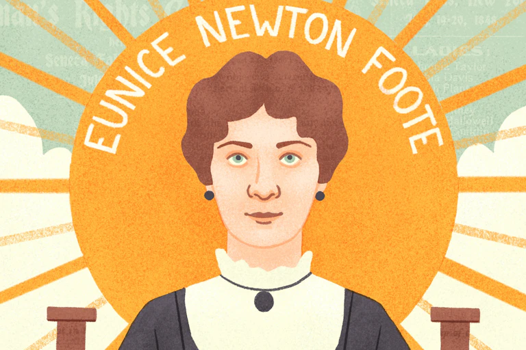 dessin représentant Eunice Foote