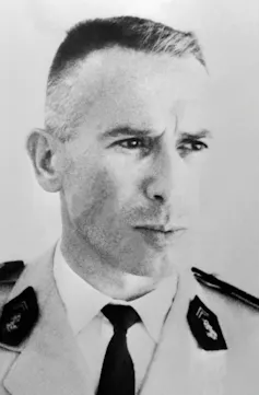 Le commandant français Pierre Galopin