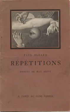 Portada de un libro que incluye un collage de Max Ernst.