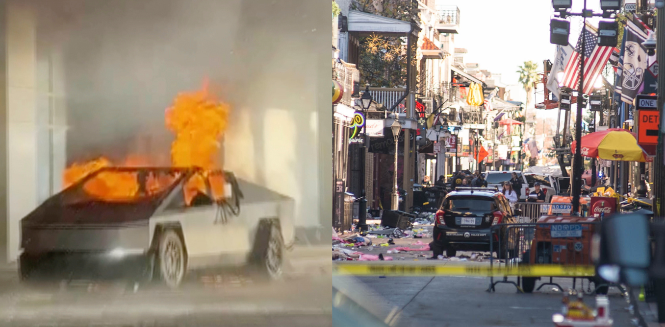 The New Orleans attack and Las Vegas Tesla explosion are examples of ...