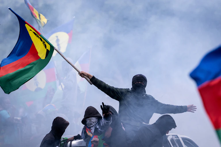 Manifestation d'indépendantistes kanaks (2024).