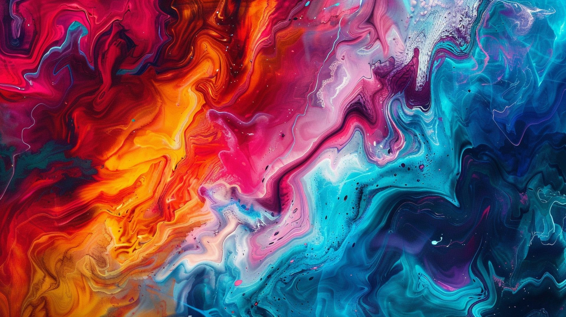 mélanges de couleurs très variées