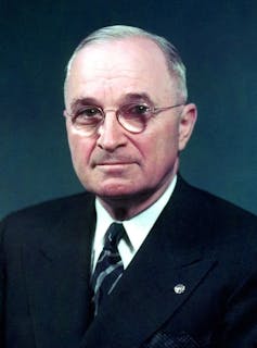 US President Harry Truman