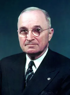 US President Harry Truman