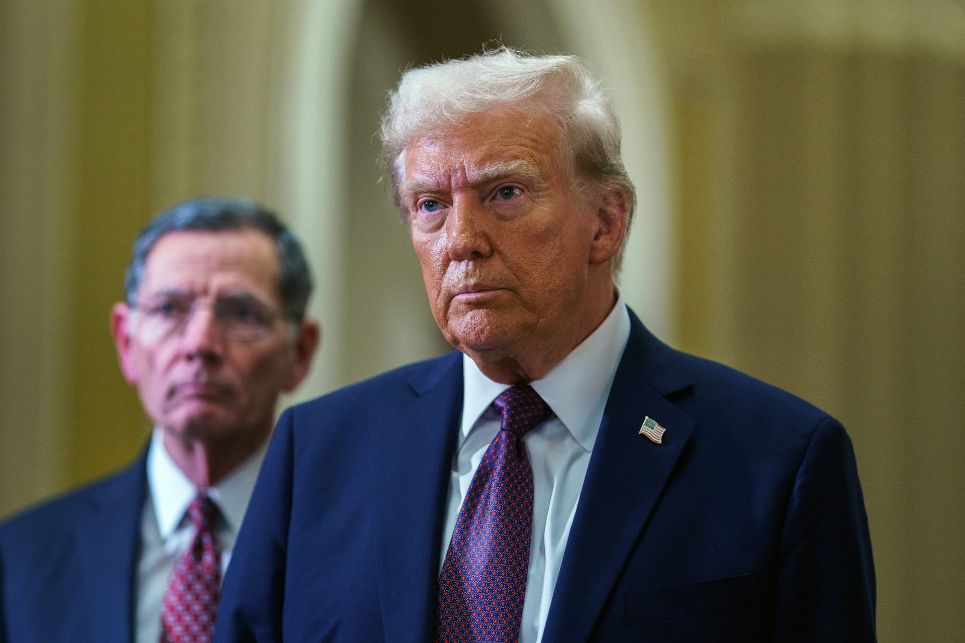 US president-elect Donald Trump at US Capitol in Washington, DC, USA, 08 January 2025.