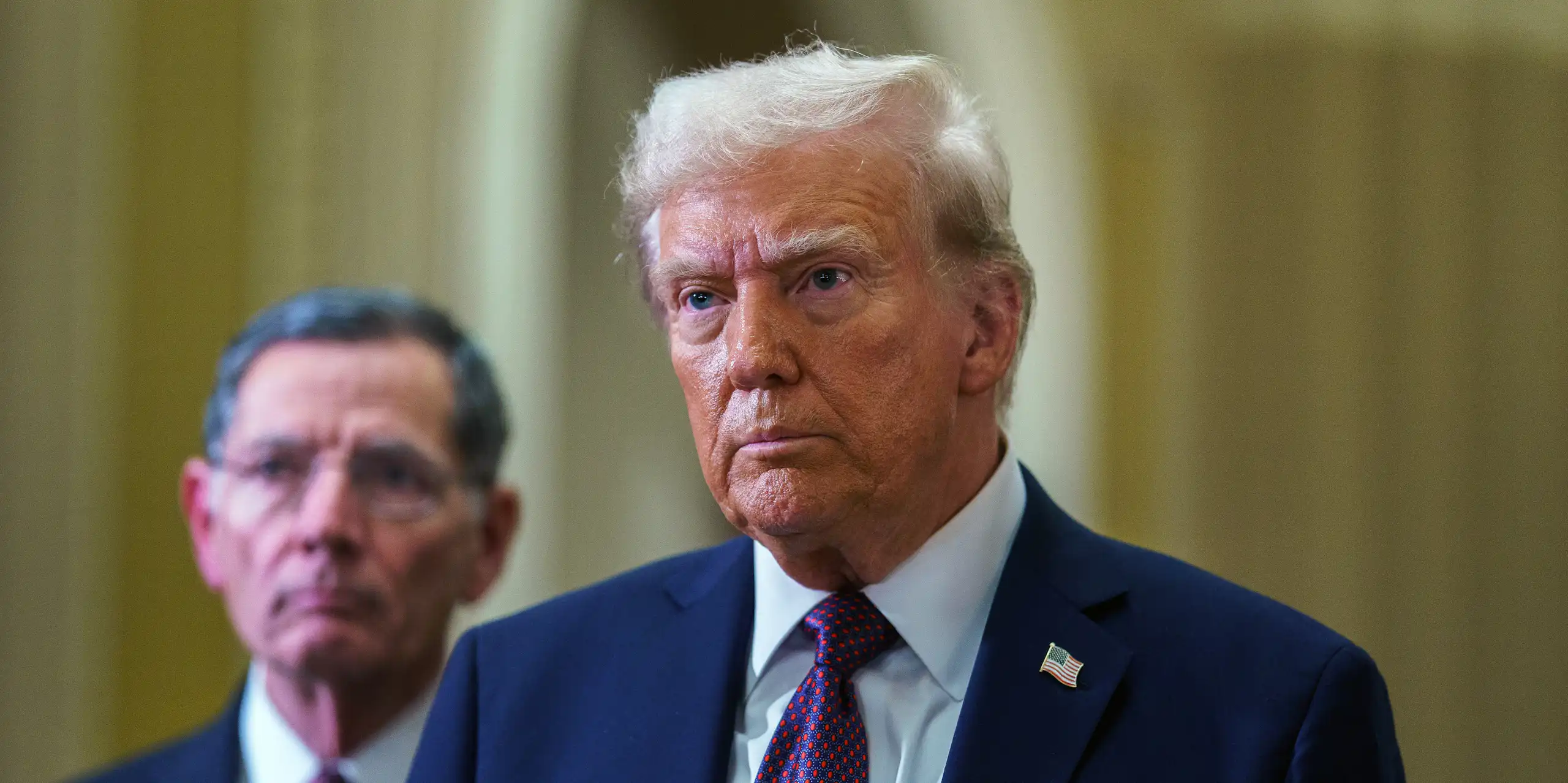 US president-elect Donald Trump at US Capitol in Washington, DC, USA, 08 January 2025.