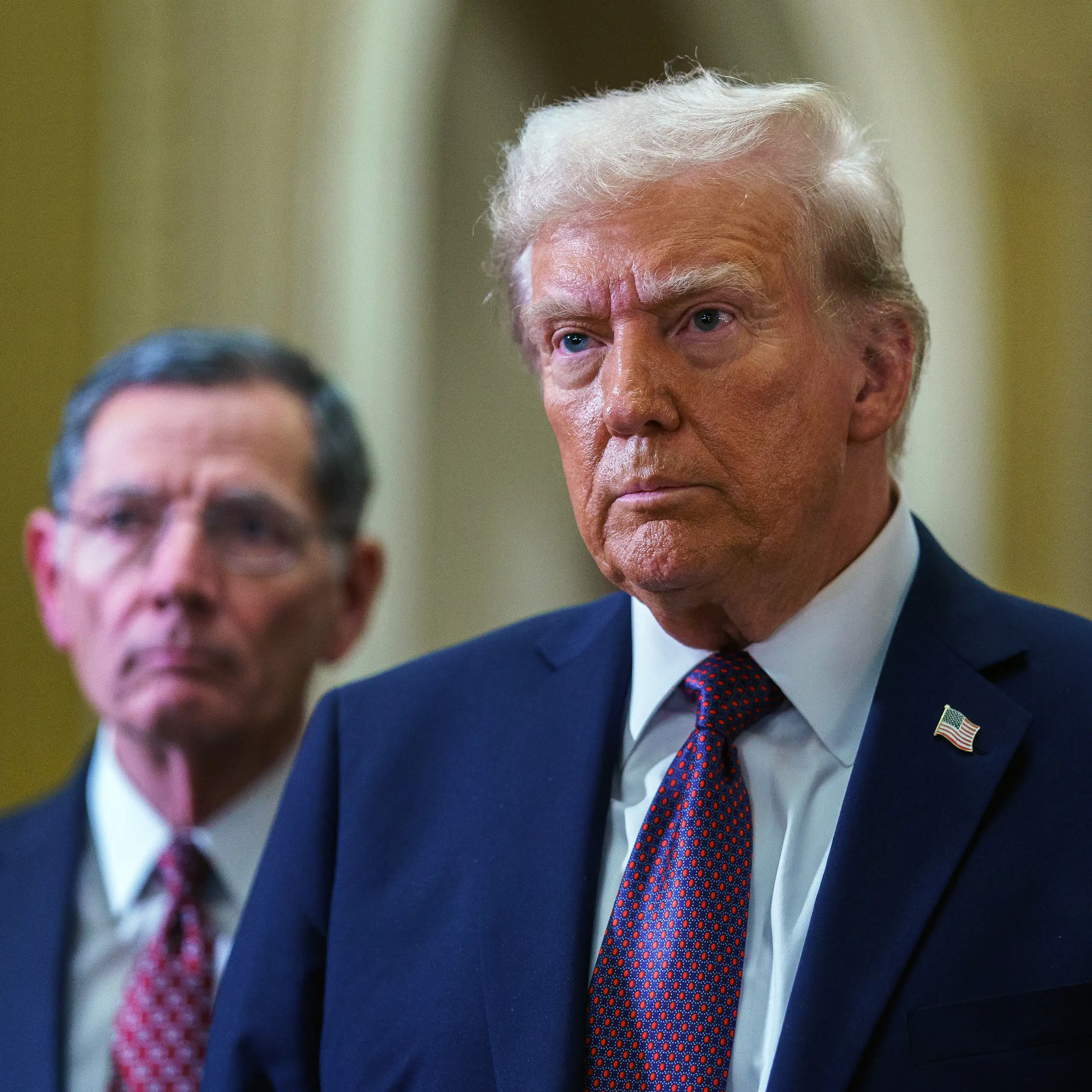 US president-elect Donald Trump at US Capitol in Washington, DC, USA, 08 January 2025.