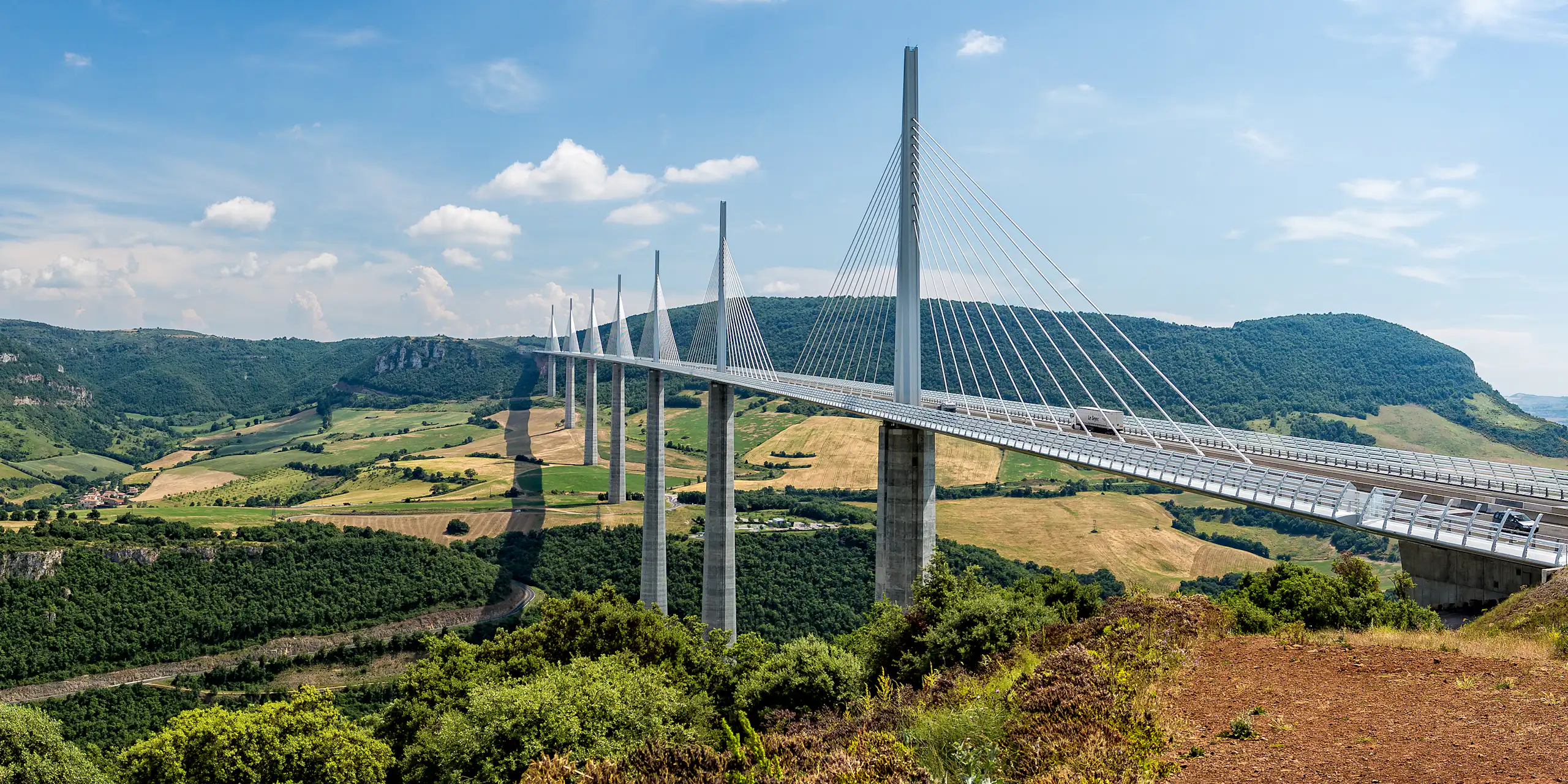 view of Millau Viaduct
