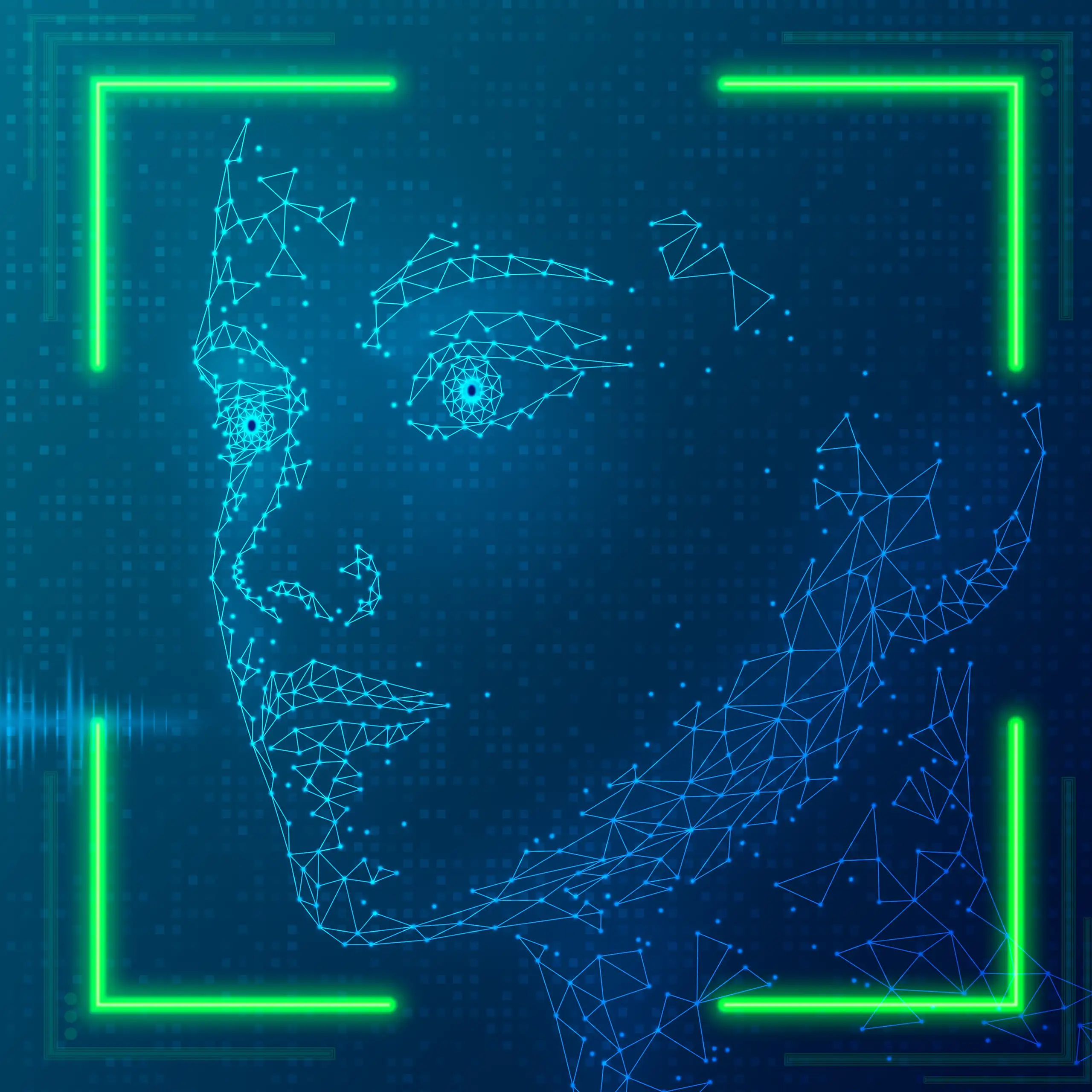 Digital image of child illustrating a deepfake