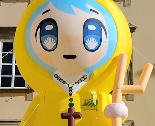 Luce, a cartoon mascot for Catholic Church’s 2025 Jubilee, appeals to a younger generation while embracing time-honored traditions