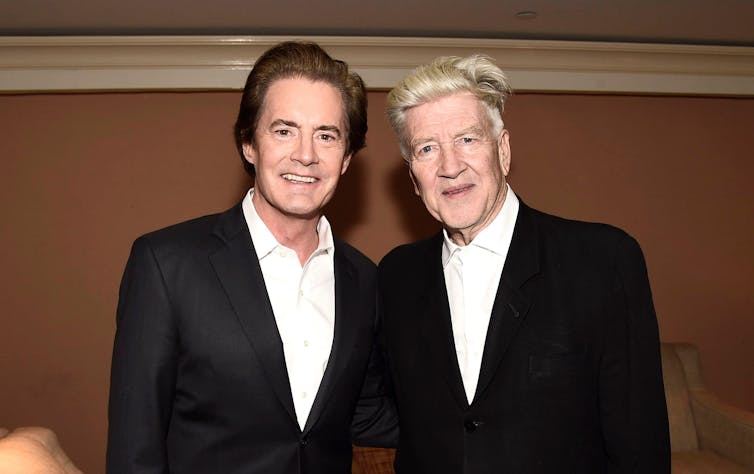Kyle MacLachlan and David Lynch.