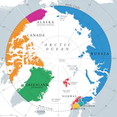 Map of Arctic