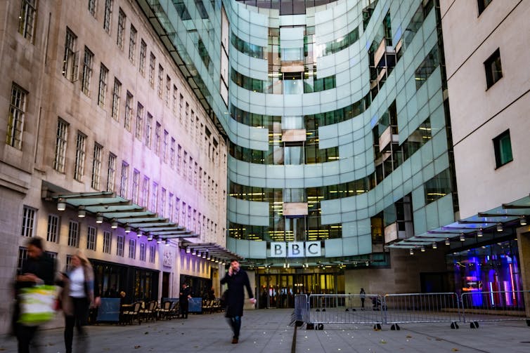Front facade of Broadcasting house