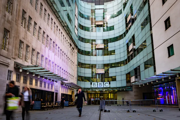 Front facade of Broadcasting house