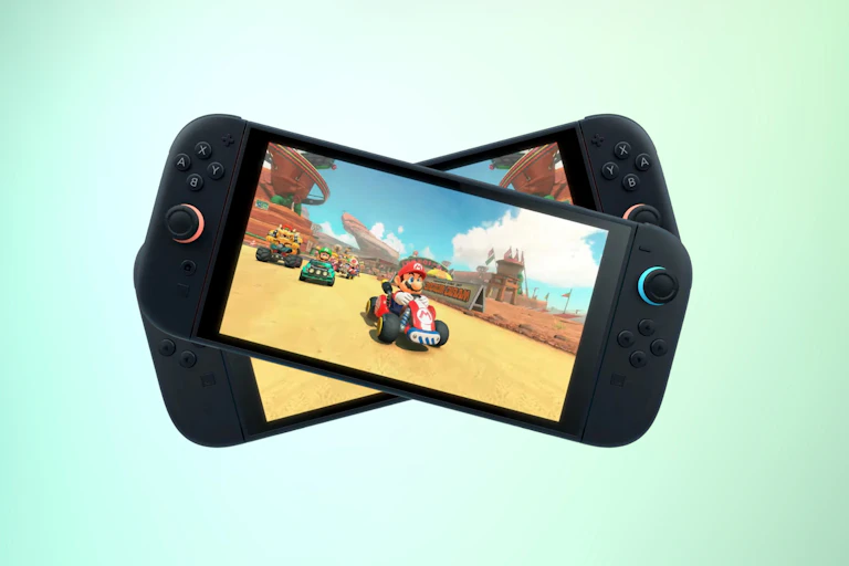 Nintendo Switch 2 with Mario Kart.