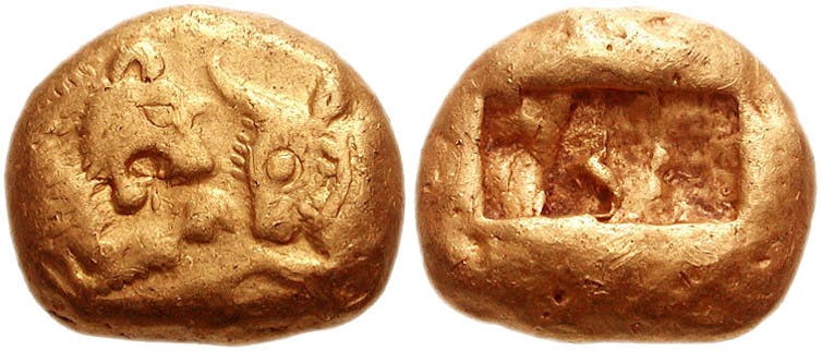 Two sides of a gold coin.