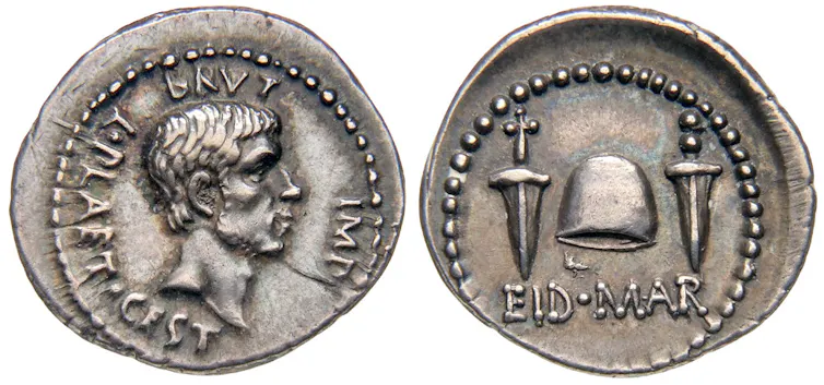 Two sides of a silver coin.