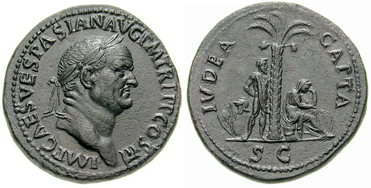 Two sides of a silver coin.