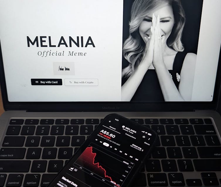 Melania's meme coin was launched on Melania Trump's X account