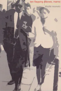 An illustration in grey and beige and in distorted digital style of an African couple walking along an urban pavement, smartly dressed.