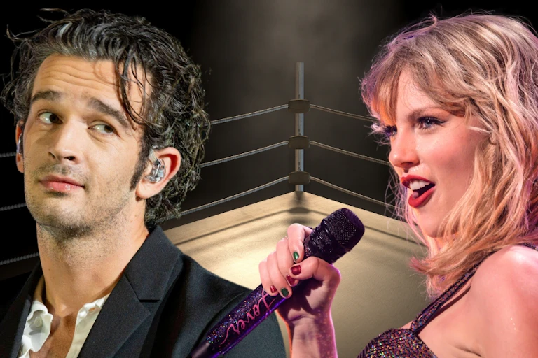 Matty Healy and Taylor Swift