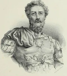 Retrato del emperador Marco Aurelio en una publicación de las _Meditaciones_.