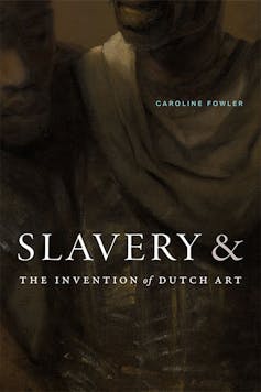 A book cover featuring detail of a Rembrandt van Rijn oil painting of African men, cropped to cut most of their faces out.
