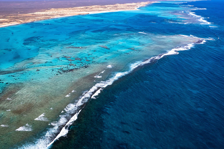 Ningaloo Reef from the air.
