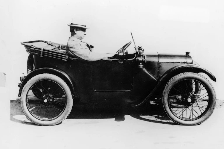 Herbert Austin in the original Austin 7 from 1922.