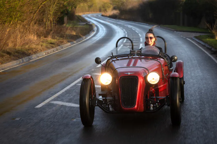 The new Austin Arrow on the road