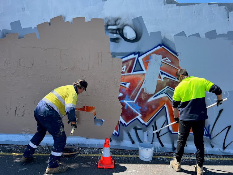 Graffiti removal isn’t the enemy of art. It’s part of a vibrant dialogue on life in the big city
