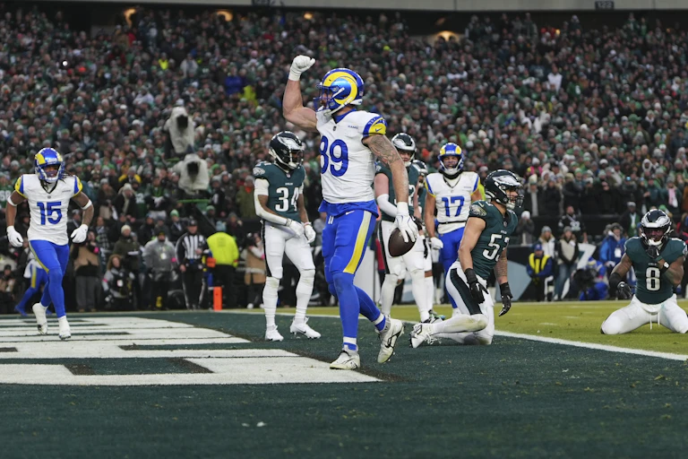 The Rams and Eagles clash in an NFL game in 2025