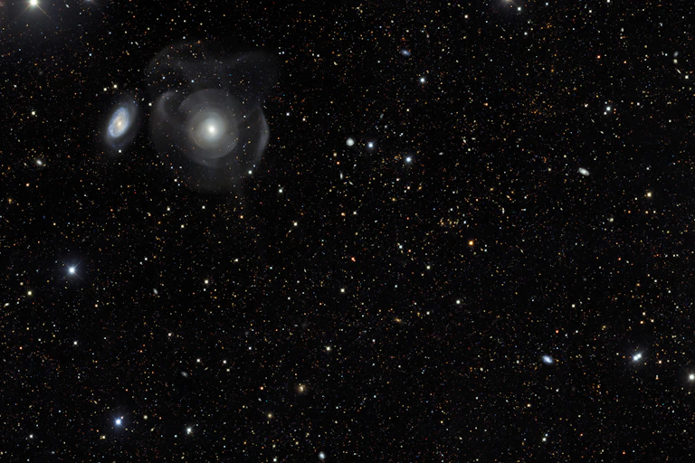 des galaxies plus ou moins lointaines