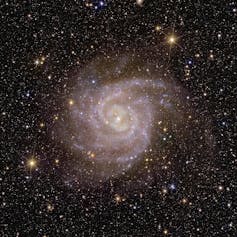 How a long way used to be Einstein? 3 Image of a spiral galaxy