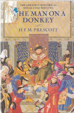 Book cover showing Henry VIII on a throne