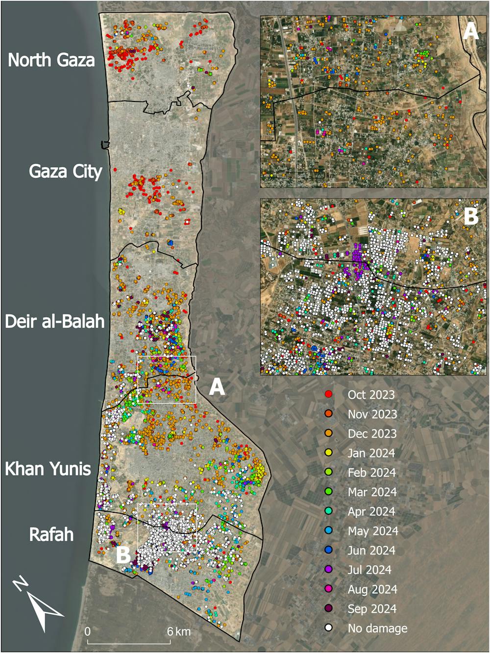 Gaza: we analysed a year of satellite images to map the scale of ...