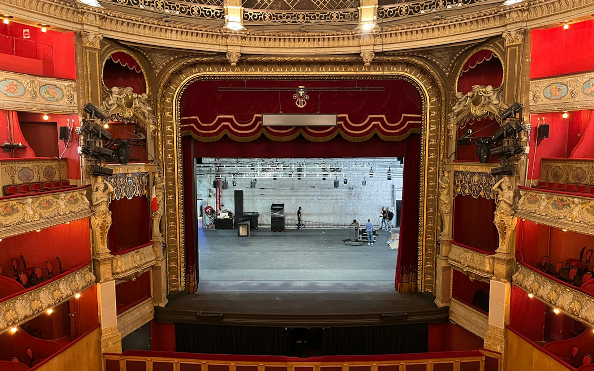 Opéra de Toulon en travaux