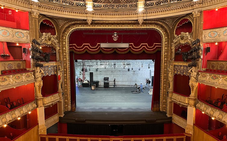 Opéra de Toulon en travaux