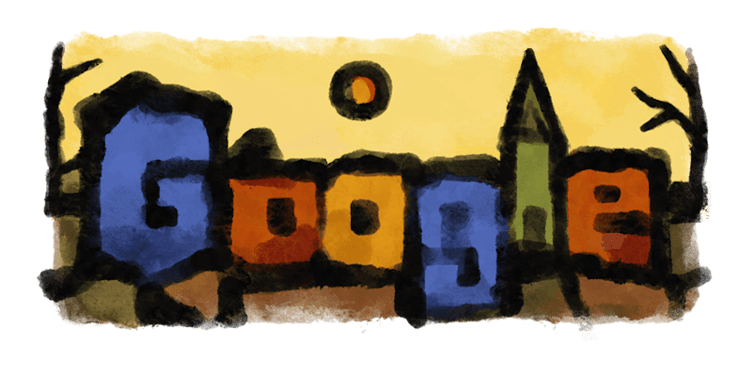 a artist rendition of the google doodle logo