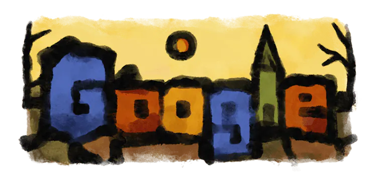 a artist rendition of the google doodle logo