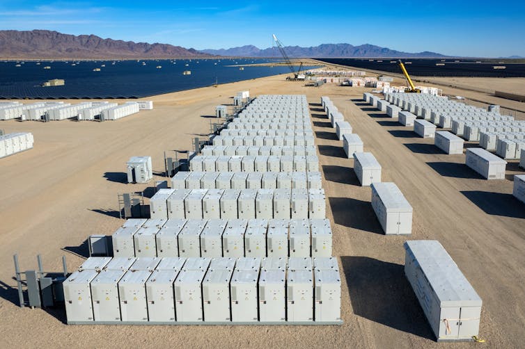 big battery and solar installation