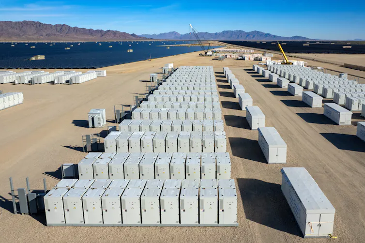 big battery and solar installation