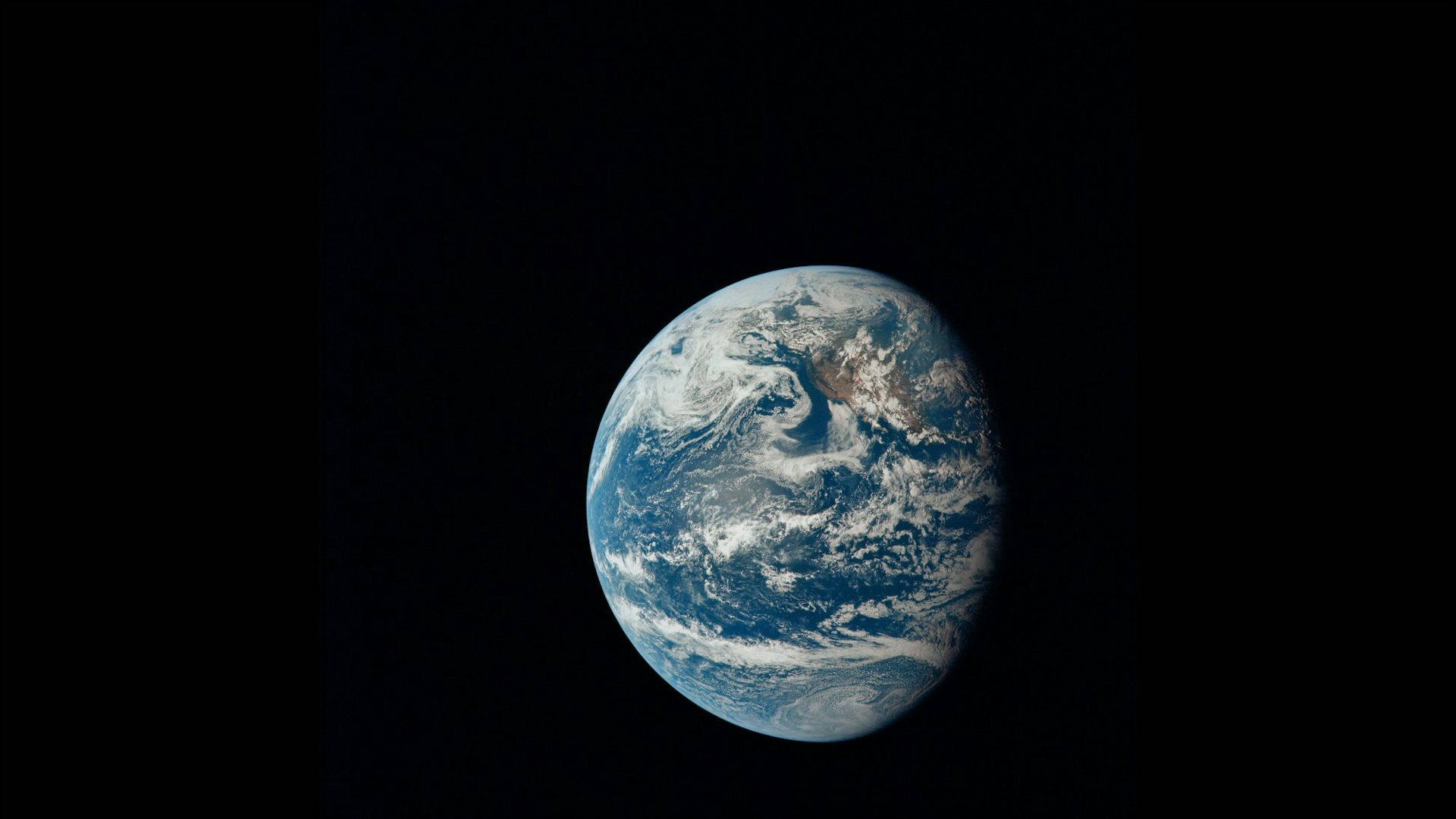 La planete bleue vue de l'espace