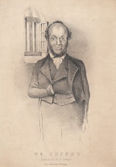 A pencil sketch of a man